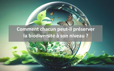 Comment peut-on préserver la nature et la biodiversité à son niveau ?