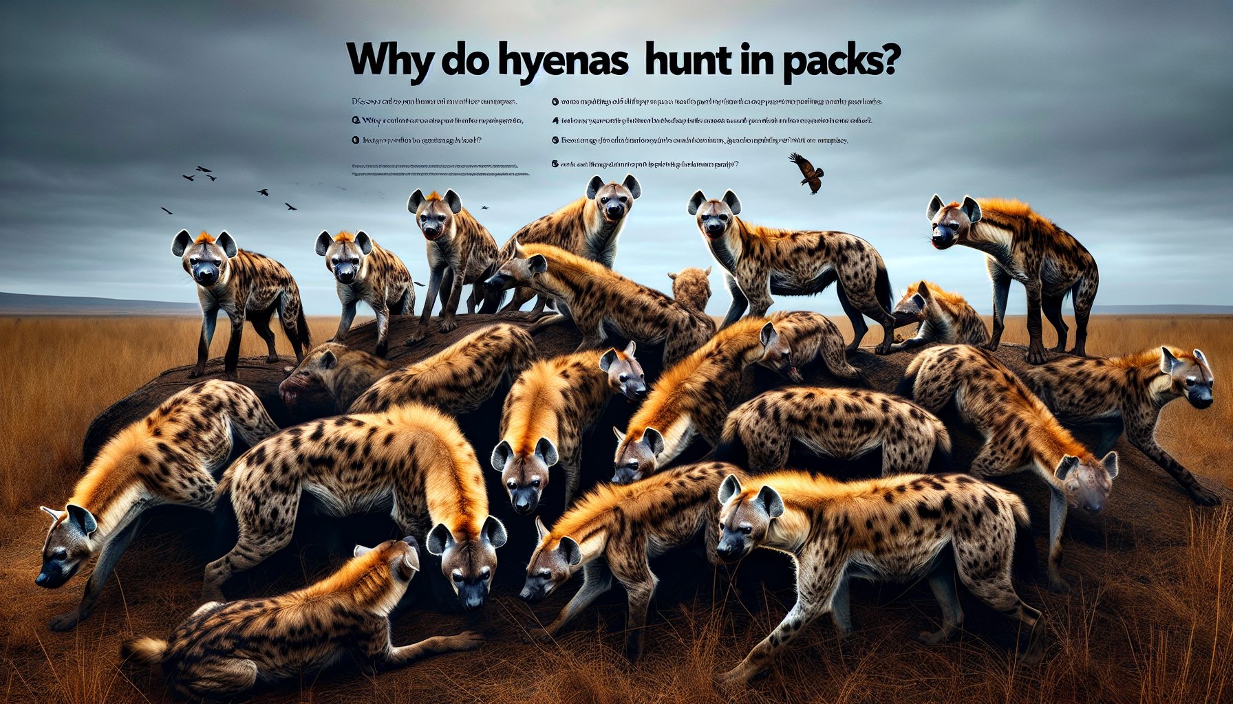 découvrez pourquoi les hyènes chassent en clan et explorez les rôles spécifiques de chaque membre dans cette fascinante dynamique sociale. apprenez comment leur comportement collaboratif leur permet d'optimiser leurs chances de succès dans la chasse.