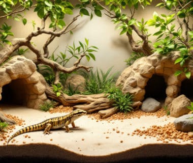 découvrez comment un terrarium bien aménagé, incluant un substrat approprié, des branches et des cachettes, contribue à réduire le stress chez le gecko léopard. apprenez les meilleures pratiques pour créer un environnement sain et épanouissant pour votre reptile.