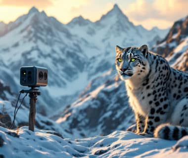 découvrez les majestueuses montagnes de l'himalaya, habitat du léopard de l'himalaya, et explorez les innovations technologiques des caméras-pièges qui permettent de mieux comprendre et étudier ces magnifiques félins dans leur milieu naturel.
