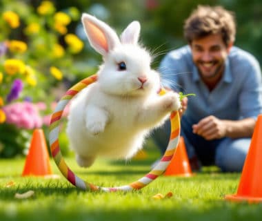découvrez comment enseigner des tours amusants à votre lapin, comme le rappel et le slalom, tout en utilisant des récompenses adaptées pour renforcer son apprentissage. suivez nos conseils pour rendre l'entraînement agréable et efficace pour votre compagnon à grandes oreilles.