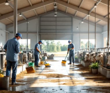 découvrez nos conseils essentiels pour assurer la propreté et l'hygiène dans une étable mixte accueillant des bovins, ovins et caprins. apprenez des méthodes efficaces et pratiques pour préserver un environnement sain et confortable pour vos animaux.