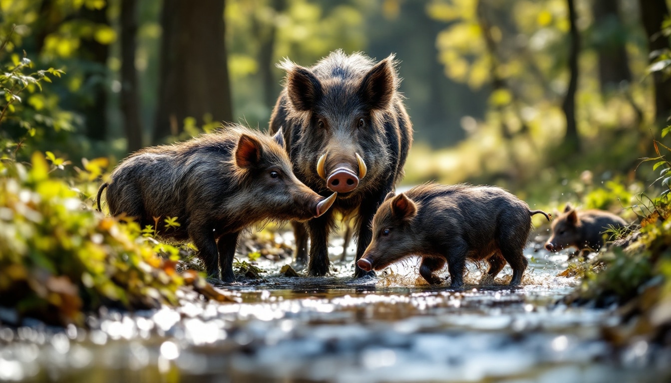 découvrez où approcher le sanglier verrat et apprenez à distinguer cette majestueuse créature de la laie et des marcassins. explorez les caractéristiques uniques et les comportements de chaque animal dans cet article complet.