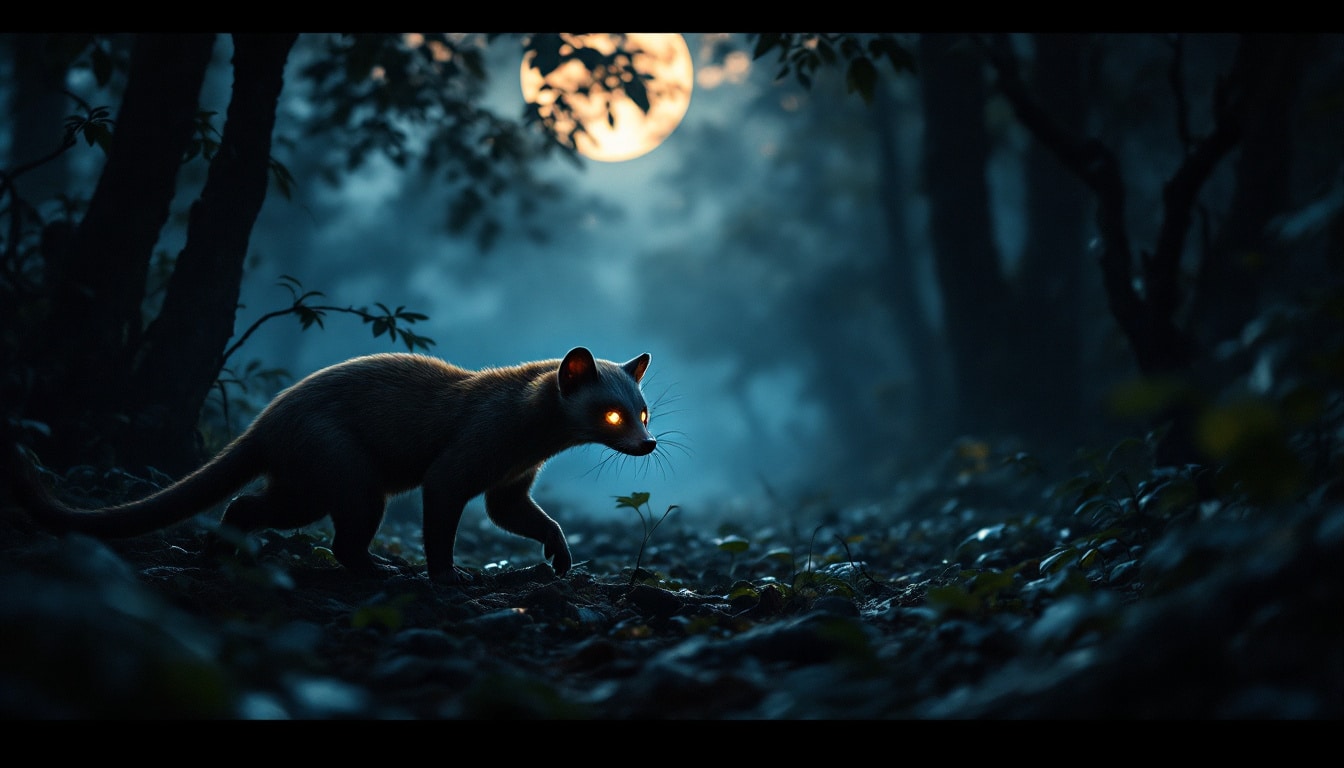 découvrez les secrets nocturnes de la civette ! explorez où cet animal fascinant se déplace la nuit et apprenez à reconnaître les indices laissés par ses trajets. une plongée captivante dans le monde mystérieux de la faune nocturne.