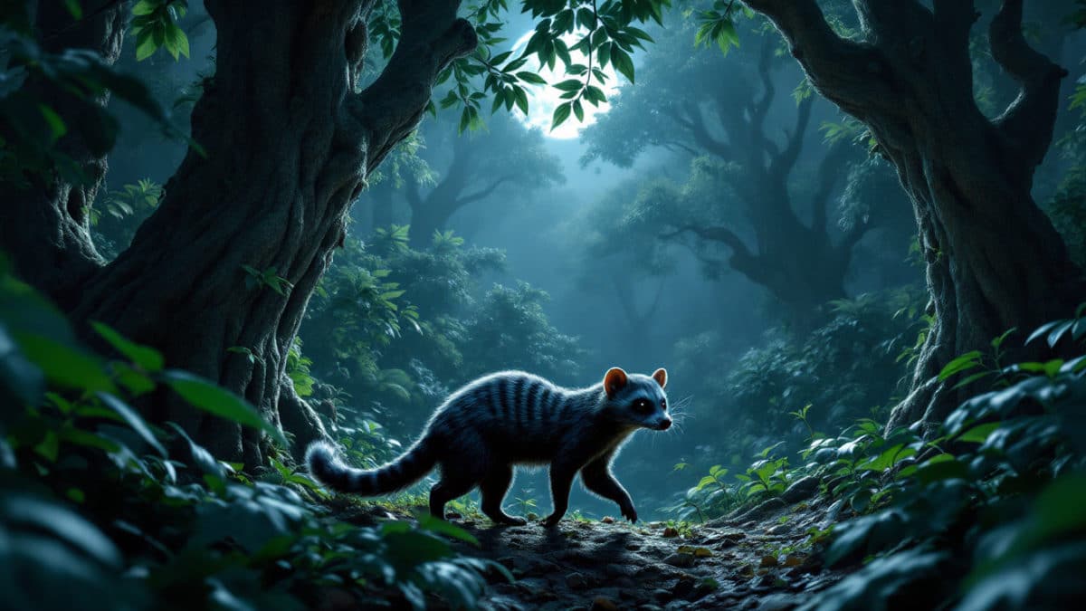 découvrez les mystères nocturnes de la civette : où se déplace-t-elle la nuit et quels indices laissent ses déplacements ? plongez dans l'univers fascinant de cet animal discret et apprenez à reconnaître ses traces et signes distinctifs.