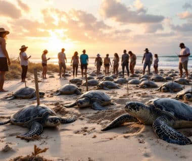 découvrez les plages prisées par la tortue caouanne pour sa ponte et engagez-vous aux côtés des bénévoles qui œuvrent pour la protection des nids. informez-vous sur les actions essentielles pour préserver cette espèce menacée et contribuer à la sauvegarde de la biodiversité marine.