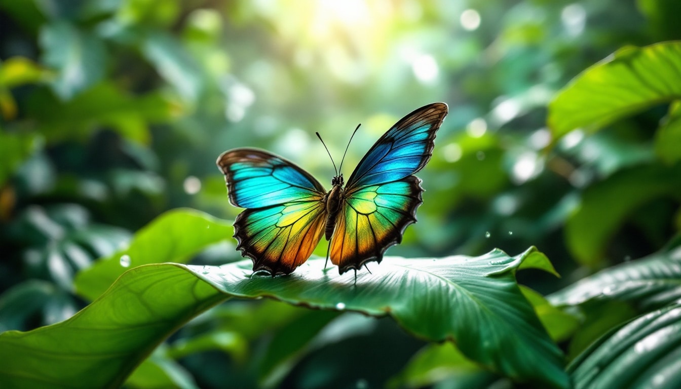 découvrez les secrets du flamboyant papillon morpho, célèbre pour ses couleurs éclatantes. apprenez des techniques de photographie pour capturer ses reflets métalliques et mettre en valeur la beauté de ce bijou de la nature.