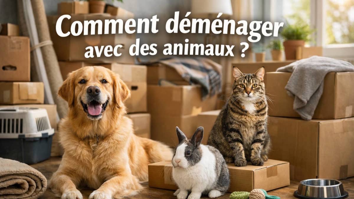 comment déménager avec des animaux